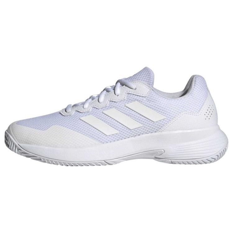 adidas adidas Gamecourt 2.0 Tennisschuh Tennisschuhe Damen - Cloud White / Cloud White / Matte Silver - 0 | SportScheck