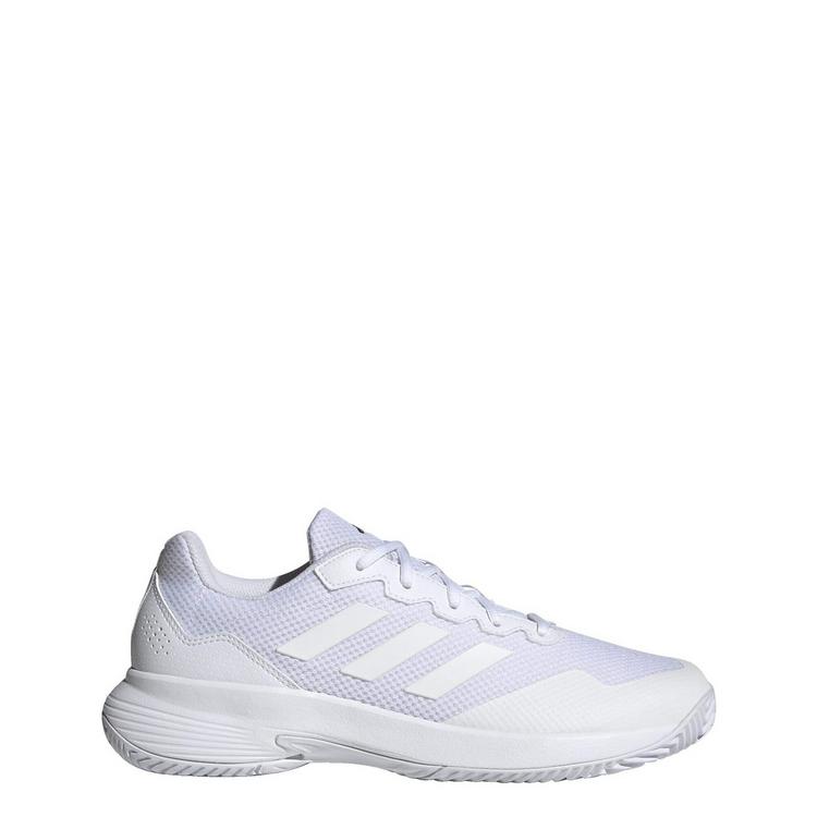 adidas adidas Gamecourt 2.0 Tennisschuh Tennisschuhe Damen - Cloud White / Cloud White / Matte Silver - 0 | SportScheck