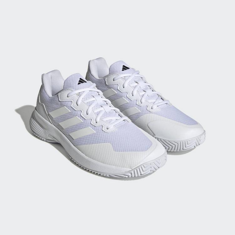 adidas adidas Gamecourt 2.0 Tennisschuh Tennisschuhe Damen - Cloud White / Cloud White / Matte Silver - 3 | SportScheck