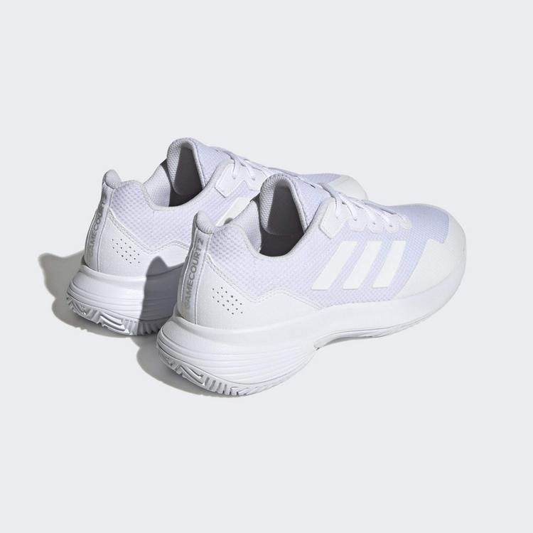 adidas adidas Gamecourt 2.0 Tennisschuh Tennisschuhe Damen - Cloud White / Cloud White / Matte Silver - 4 | SportScheck