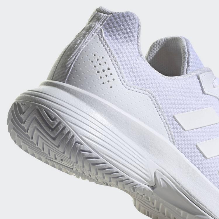 adidas adidas Gamecourt 2.0 Tennisschuh Tennisschuhe Damen - Cloud White / Cloud White / Matte Silver - 7 | SportScheck