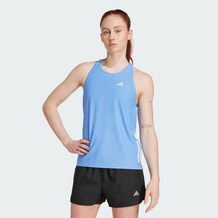 adidas adidas Own the Run Tanktop Funktionstank Damen - Blue Fusion - 0 | SportScheck