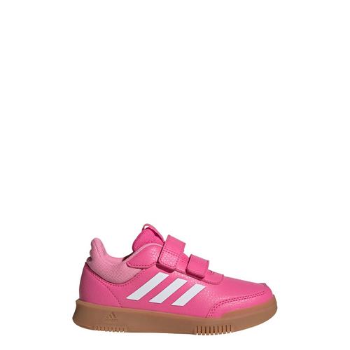 Rückansicht von adidas Tensaur Hook and Loop Schuh Sneaker Kinder Pulse Magenta / Cloud White / Bliss Pink