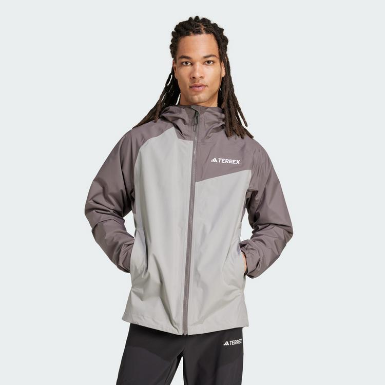adidas adidas Terrex Multi 2L RAIN.RDY Regenjacke Outdoorjacke Herren - Charcoal Solid Grey / Charcoal / Black - 0 | SportScheck