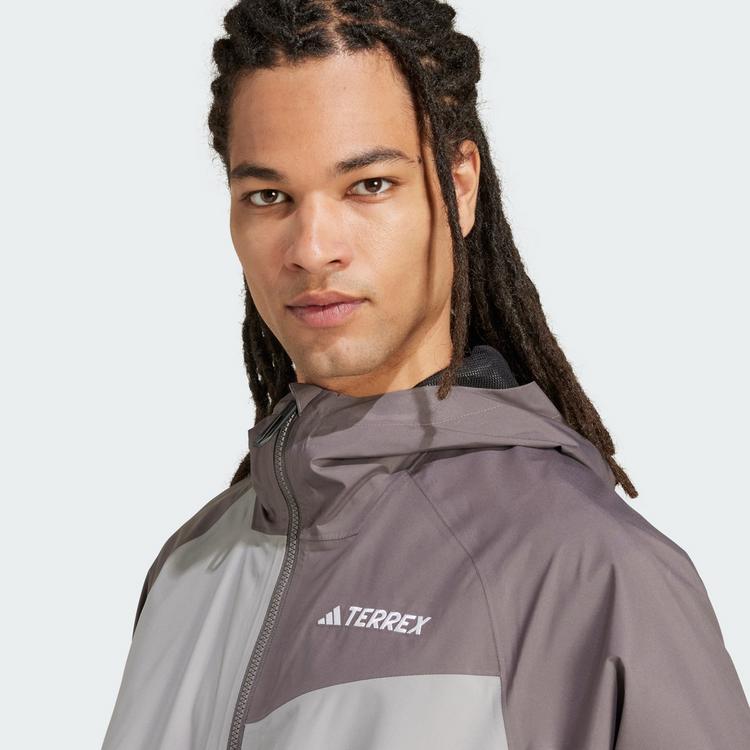 adidas adidas Terrex Multi 2L RAIN.RDY Regenjacke Outdoorjacke Herren - Charcoal Solid Grey / Charcoal / Black - 0 | SportScheck