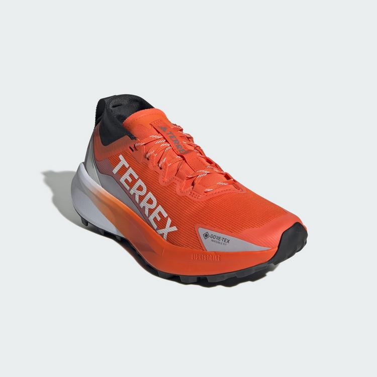 adidas adidas Terrex Agravic GTX Trailrunning-Schuh Laufschuhe Damen - Semi Impact Orange / Cloud White / Carbon - 3 | SportScheck