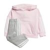 adidas Essentials Kids Jogginghose Hoodie Kinder - Clear Pink / White