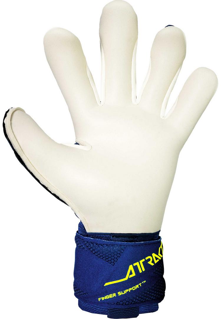 Reusch Reusch Attrakt Duo Finger Support Torwarthandschuhe - 4409 premium blue/sfty yellow - 1 | SportScheck
