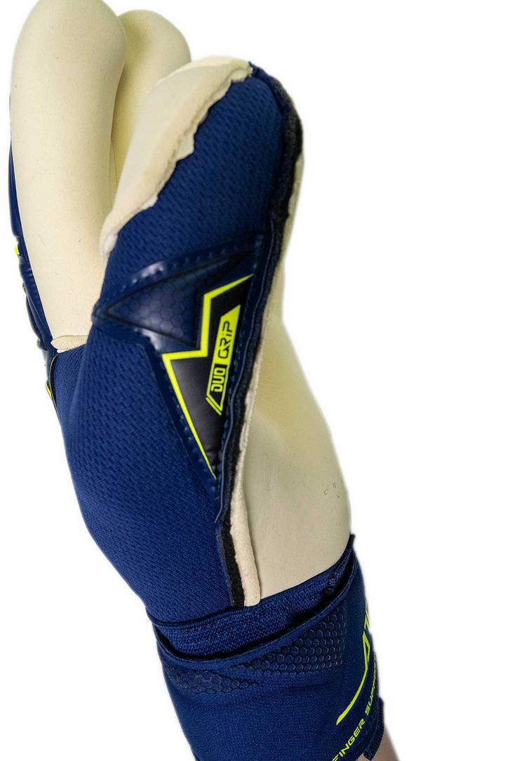 Reusch Reusch Attrakt Duo Finger Support Torwarthandschuhe - 4409 premium blue/sfty yellow - 3 | SportScheck