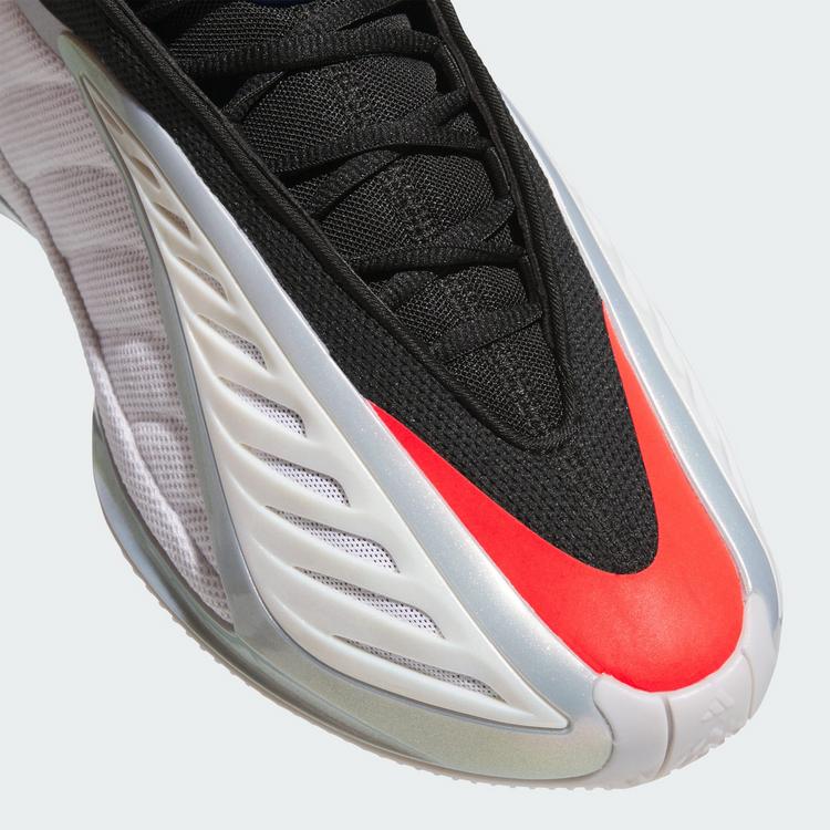 adidas adidas Anthony Edwards 2 Schuh Basketballschuhe - Cloud White / Lucid Red / Silver Metallic - 6 | SportScheck