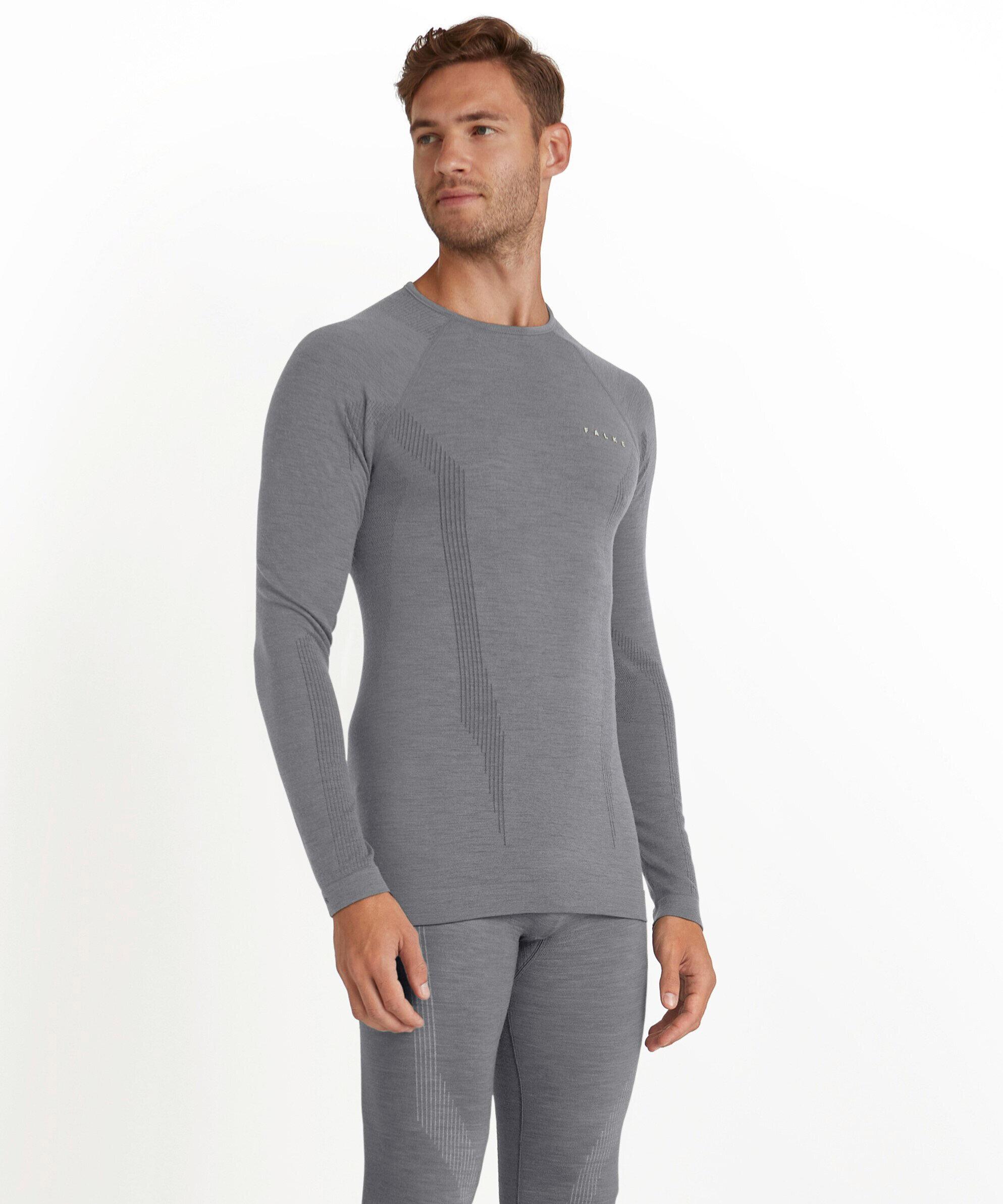 Falke Longsleeve Funktionsshirt Herren - grey-heather (3757)