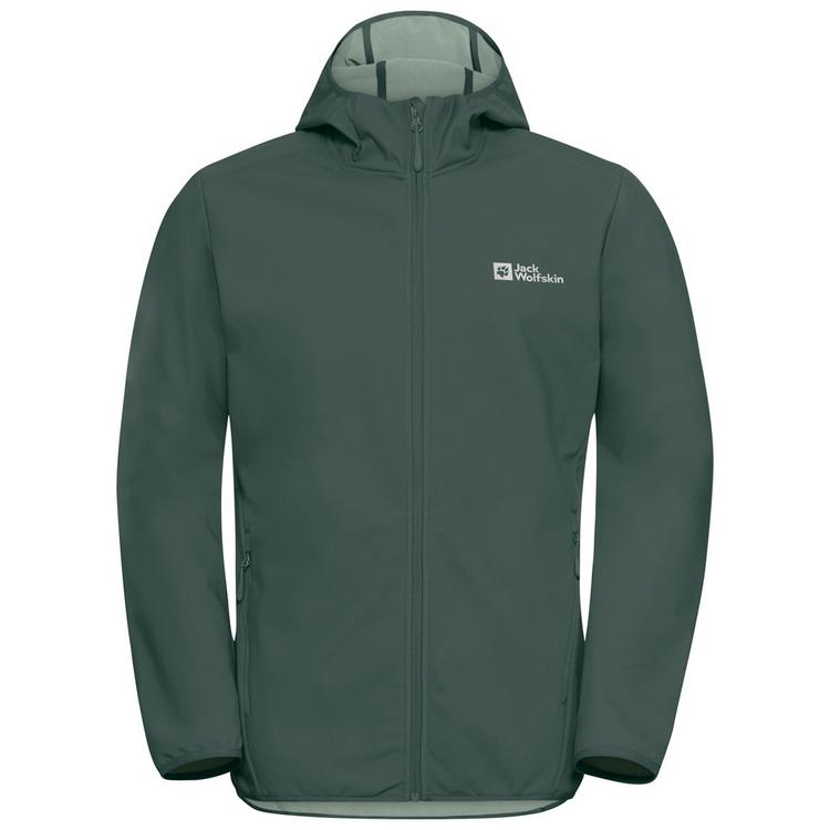 Jack Wolfskin Jack Wolfskin BORNBERG HOODY M Softshelljacke Herren - sago palm - 0 | SportScheck