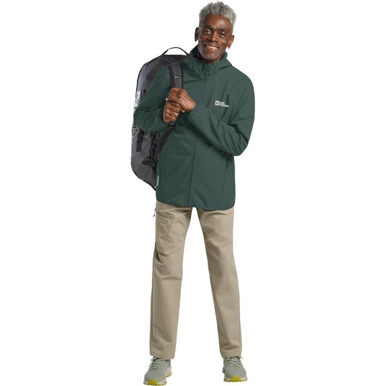Jack Wolfskin Jack Wolfskin BORNBERG HOODY M Softshelljacke Herren - sago palm - 2 | SportScheck
