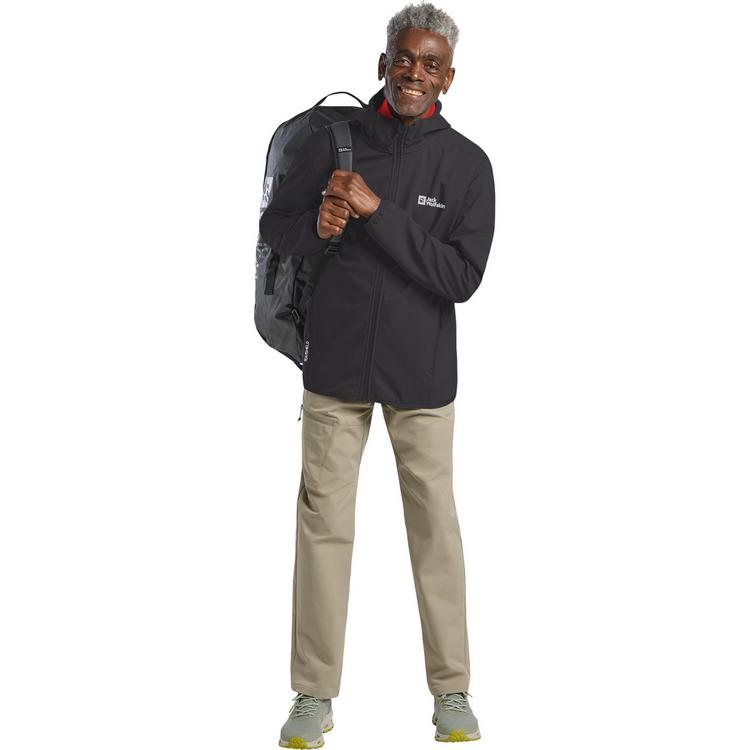 Jack Wolfskin Jack Wolfskin BORNBERG HOODY M Softshelljacke Herren - phantom / red - 2 | SportScheck