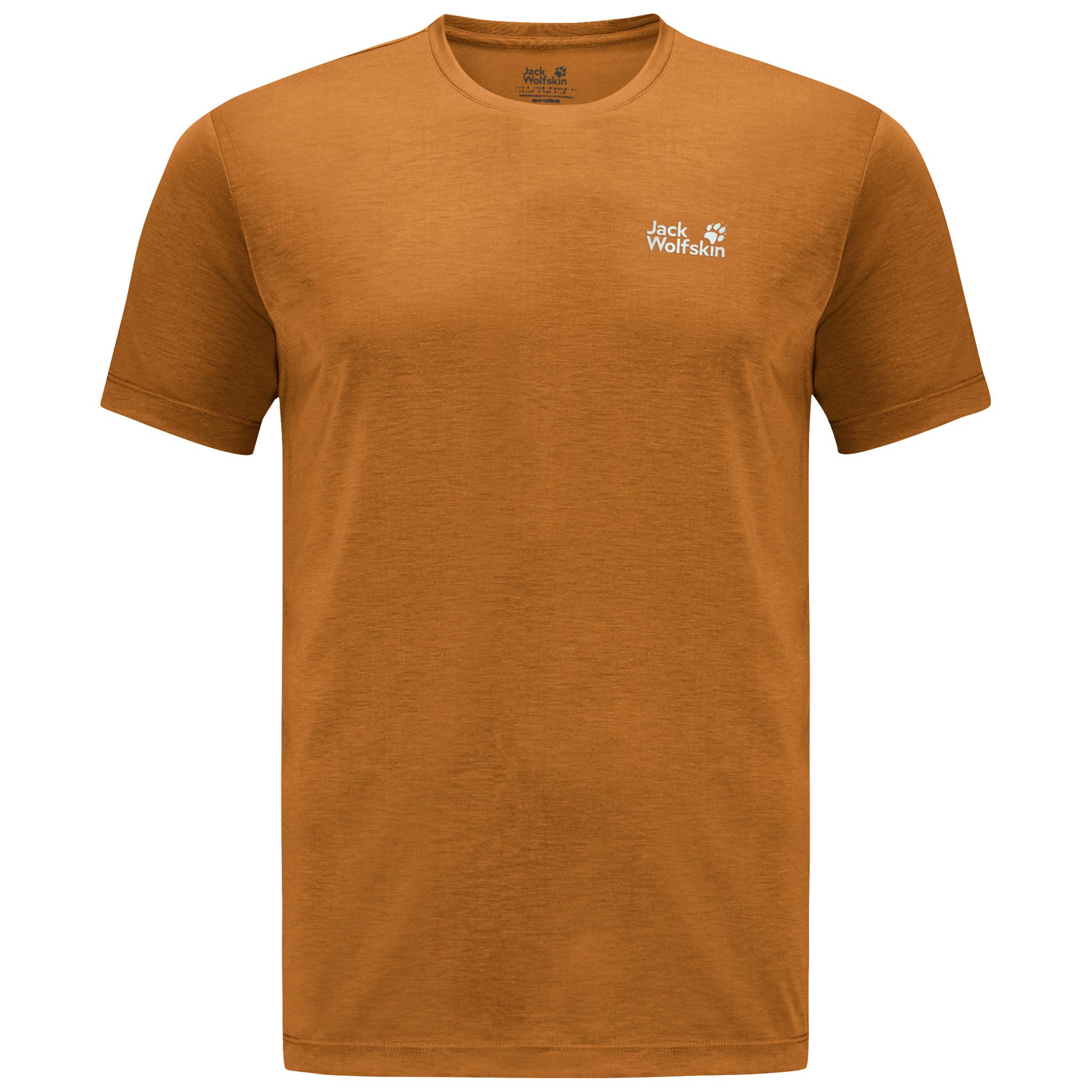 Jack Wolfskin VONNAN S/S T M Funktionsshirt Herren - autumn leaves