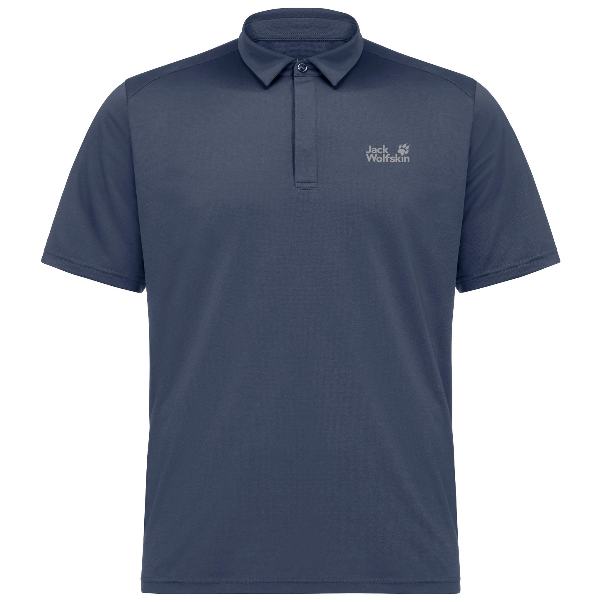 Jack Wolfskin DELGAMI POLO M Poloshirt Herren - midnight sky