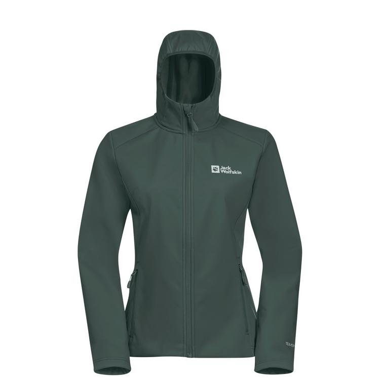 Jack Wolfskin Jack Wolfskin BORNBERG HOODY W Softshelljacke Damen - sago palm - 0 | SportScheck