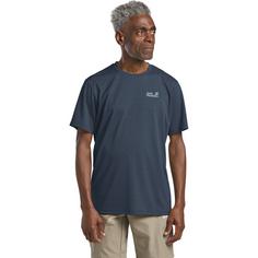 Rückansicht von Jack Wolfskin DELGAMI S/S M Funktionsshirt Herren midnight sky