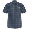 Jack Wolfskin NORBO S/S SHIRT M Kurzarmhemd Herren - CHECK midnight sky