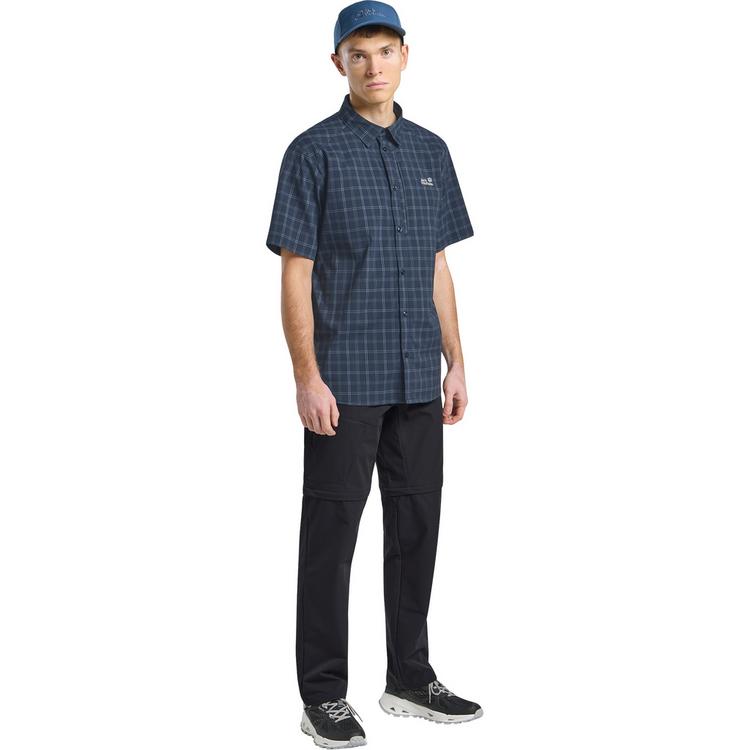 Jack Wolfskin Jack Wolfskin NORBO S/S SHIRT M Kurzarmhemd Herren - CHECK midnight sky - 2 | SportScheck