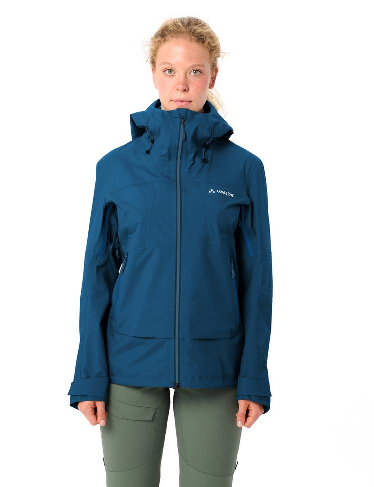 VAUDE VAUDE Women's Croz Alpine 3L Jacket Outdoorjacke Damen - shore blue uni - 0 | SportScheck
