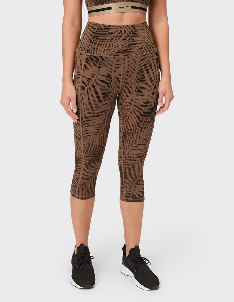 VENICE BEACH VENICE BEACH VB Amelia Leggings Damen - AOP palm nougat - 0 | SportScheck
