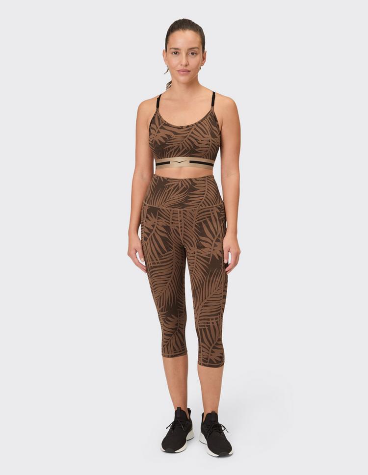 VENICE BEACH VENICE BEACH VB Amelia Leggings Damen - AOP palm nougat - 0 | SportScheck