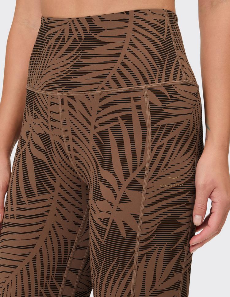 VENICE BEACH VENICE BEACH VB Amelia Leggings Damen - AOP palm nougat - 2 | SportScheck