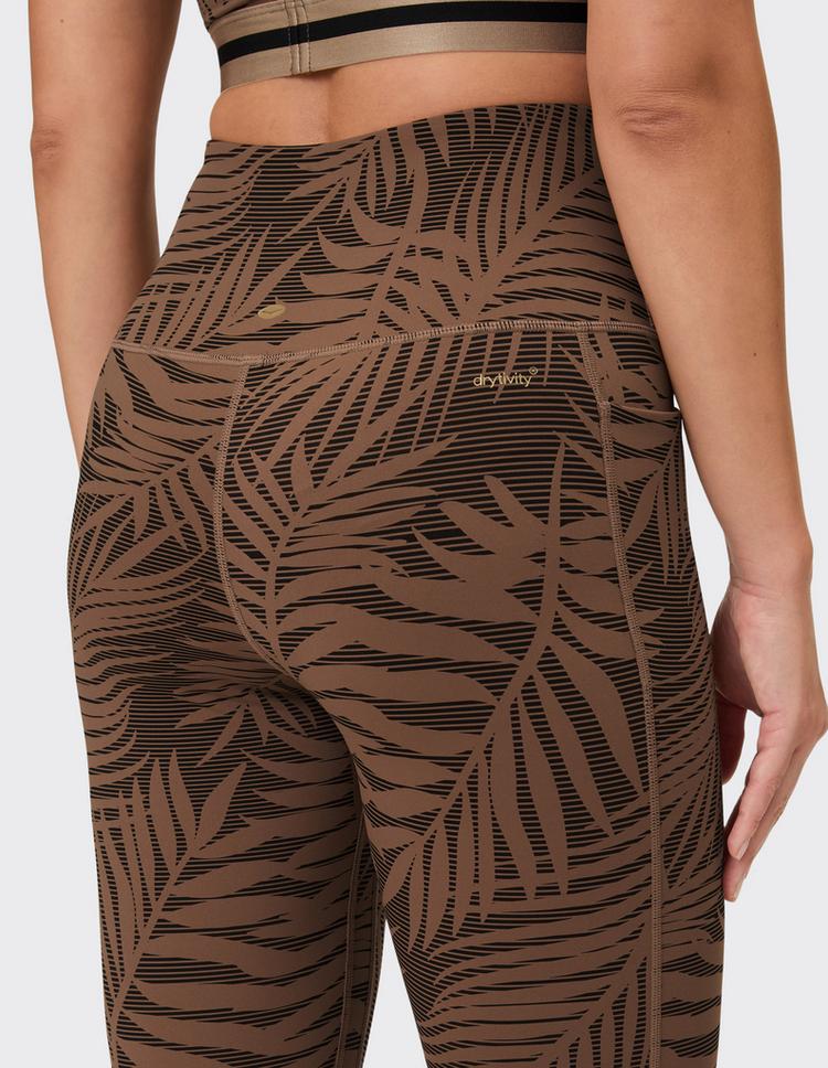 VENICE BEACH VENICE BEACH VB Amelia Leggings Damen - AOP palm nougat - 3 | SportScheck