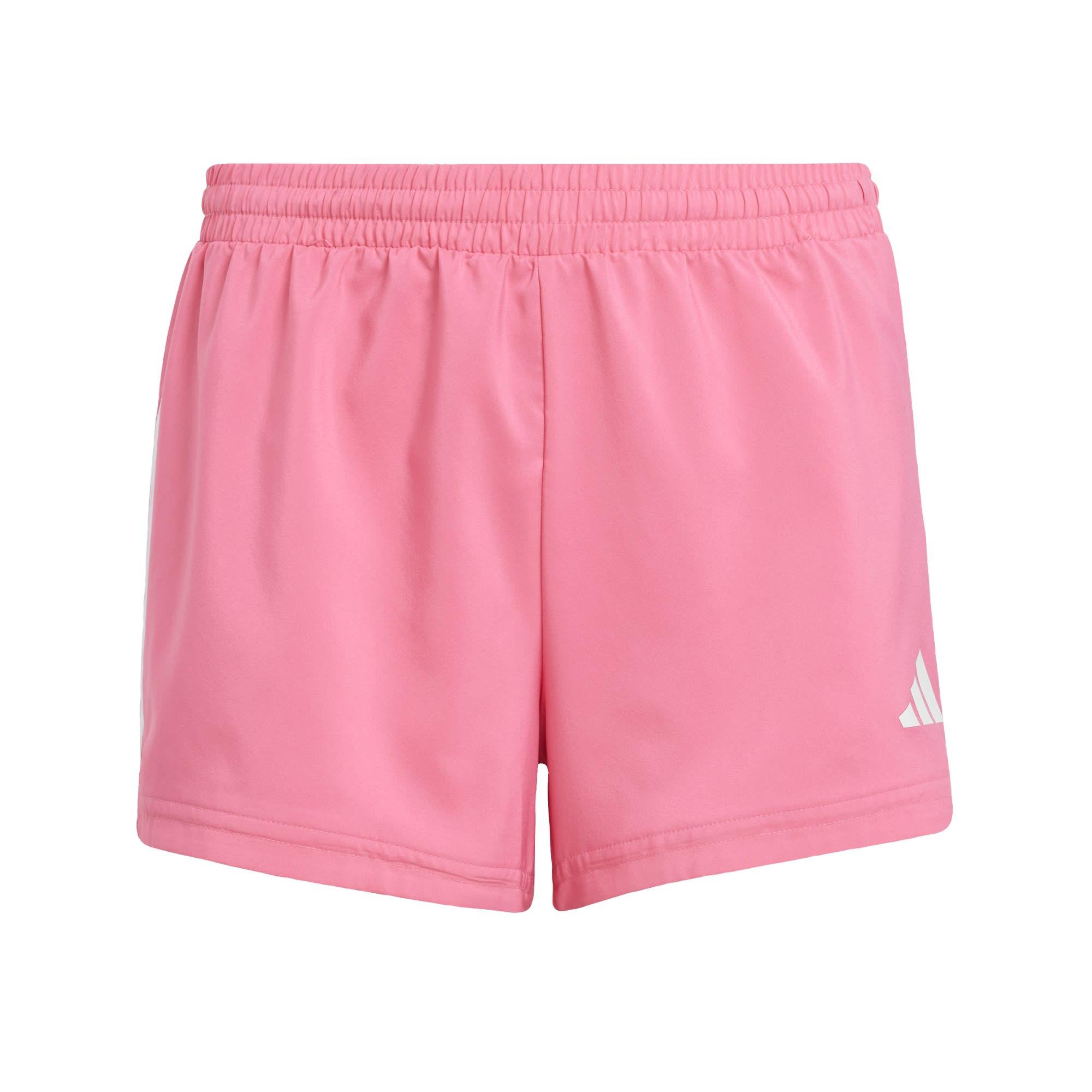 adidas Train Essentials 3-Streifen Kids Shorts Funktionsshorts Kinder - Pink Fusion / White