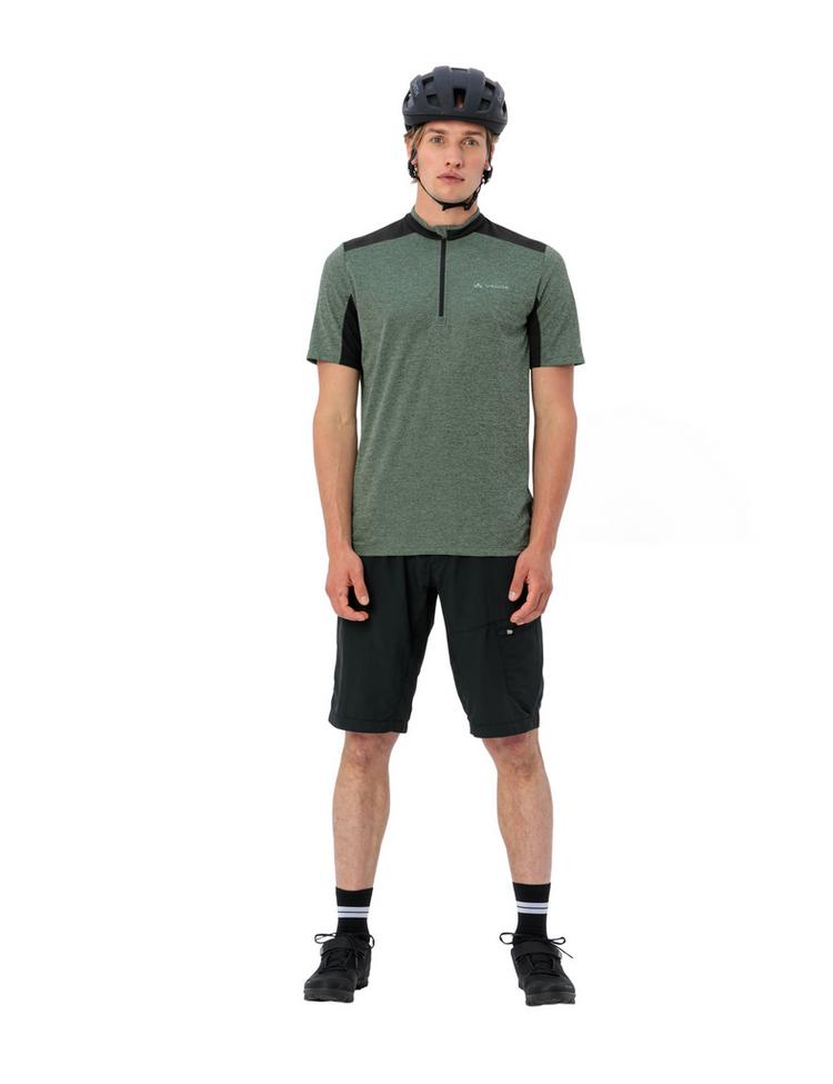 VAUDE VAUDE Men's Tamaro HZ Shirt IV T-Shirt Herren - black/agave - 2 | SportScheck