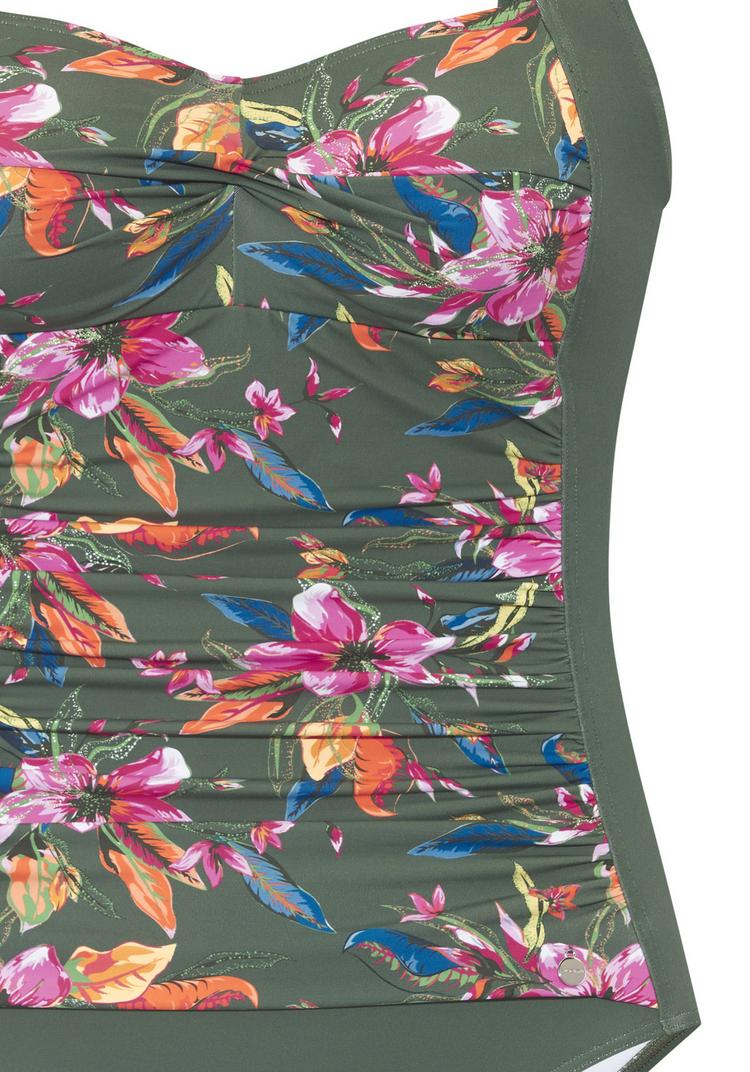 Lascana Lascana Badeanzug Badeanzug Damen - oliv bedruckt - 0 | SportScheck