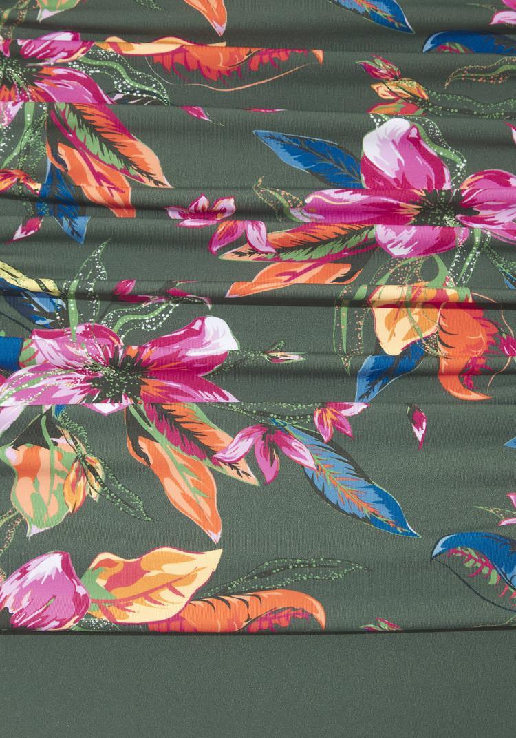 Lascana Lascana Badeanzug Badeanzug Damen - oliv bedruckt - 1 | SportScheck