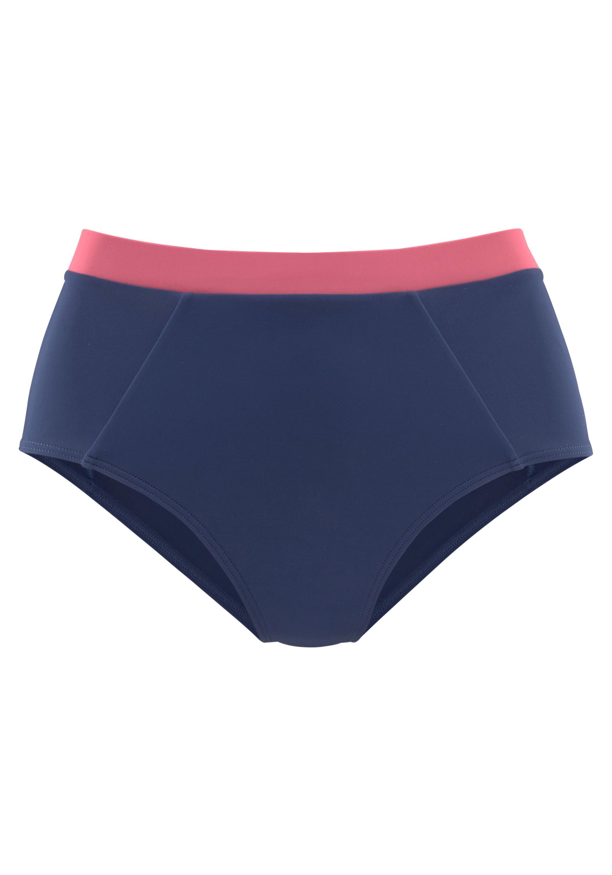 LASCANA Active Highwaist-Bikini-Hose Bikini Hose Damen - marine