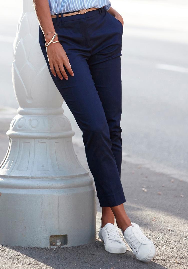 Vivance Vivance Chinohose Chinohose Damen - marine - 0 | SportScheck