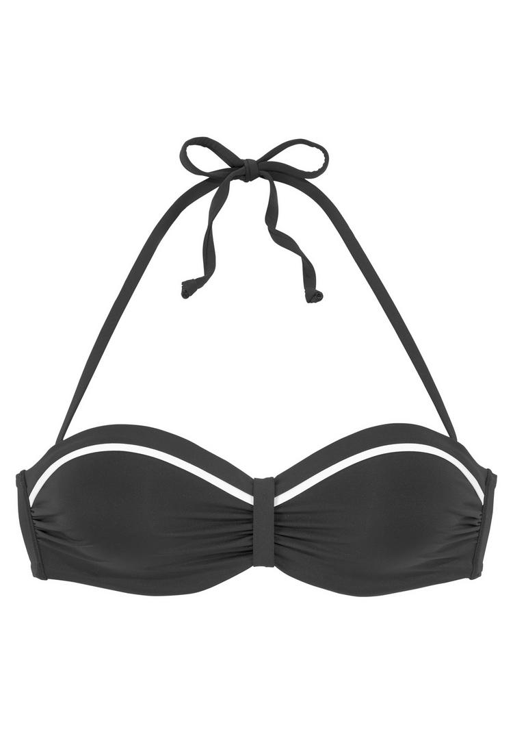 Vivance Vivance B&uuml;gel-Bandeau-Bikini-Top Bikini Oberteil Damen - schwarz - 0 | SportScheck