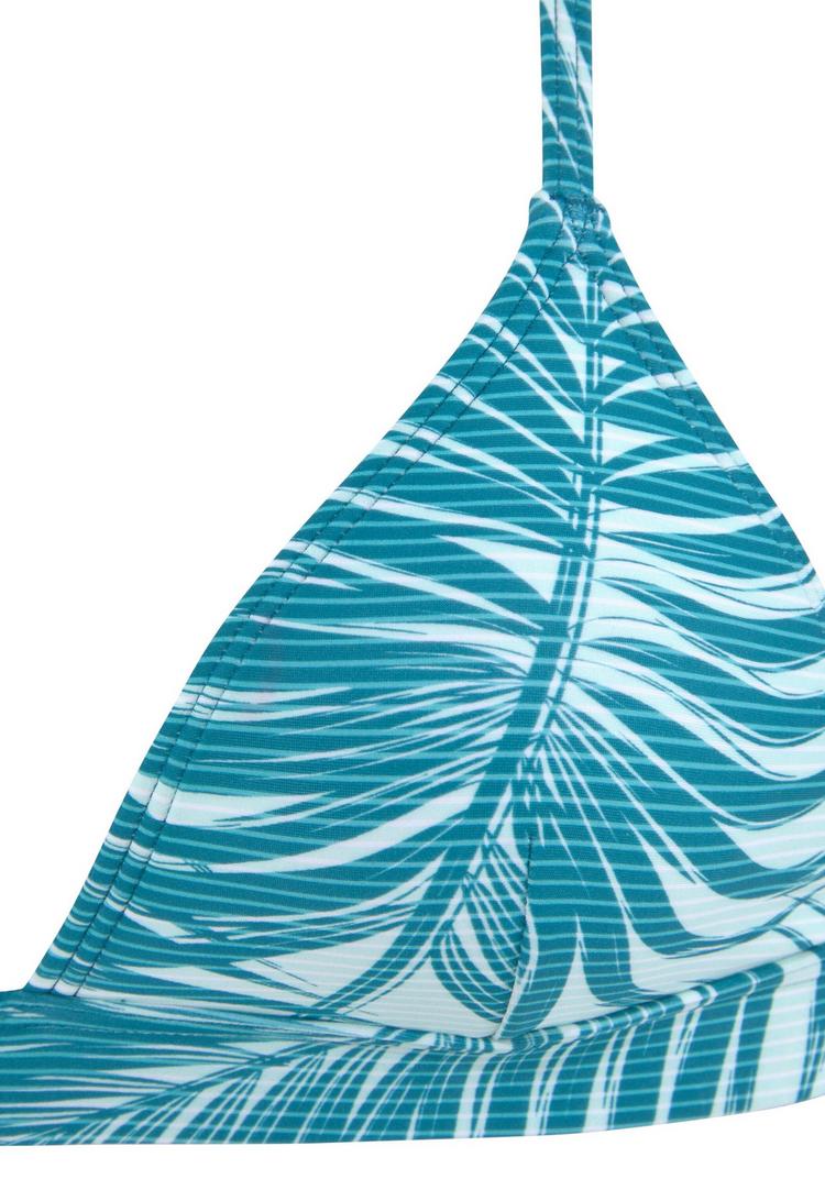 LASCANA Active LASCANA Active Triangel-Bikini-Top Bikini Oberteil Damen - petrol-bedruckt - 0 | SportScheck