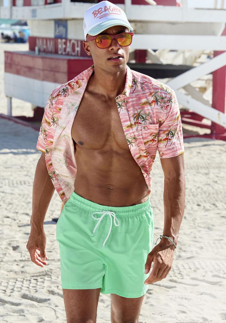 VENICE BEACH VENICE BEACH Badeshorts Badehose Herren - mint - 0 | SportScheck