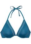 S.OLIVER B&uuml;gel-Bikini-Top Bikini Oberteil Damen - petrol