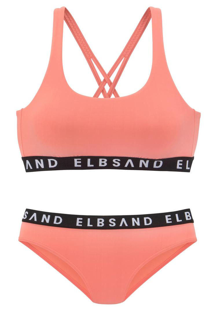 ELBSAND ELBSAND Bustier-Bikini Bikini Set Damen - lachs - 0 | SportScheck