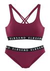 ELBSAND Bustier-Bikini Bikini Set Damen - beere