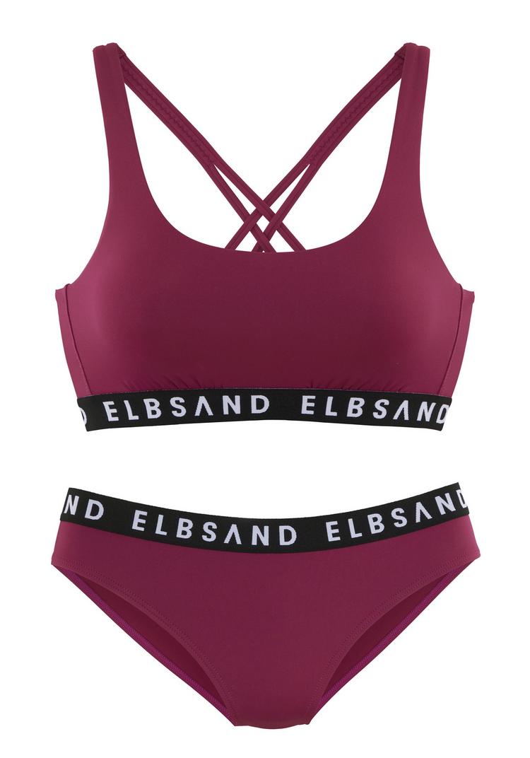 ELBSAND ELBSAND Bustier-Bikini Bikini Set Damen - beere - 0 | SportScheck