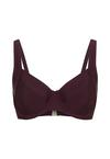 Lascana B&uuml;gel-Bikini-Top Bikini Oberteil Damen - aubergine