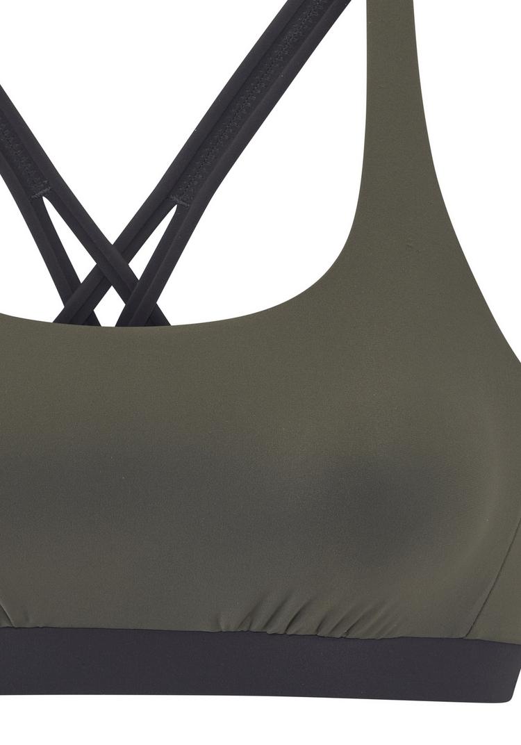 S.OLIVER S.OLIVER Bustier-Bikini-Top Bikini Oberteil Damen - khaki - 1 | SportScheck