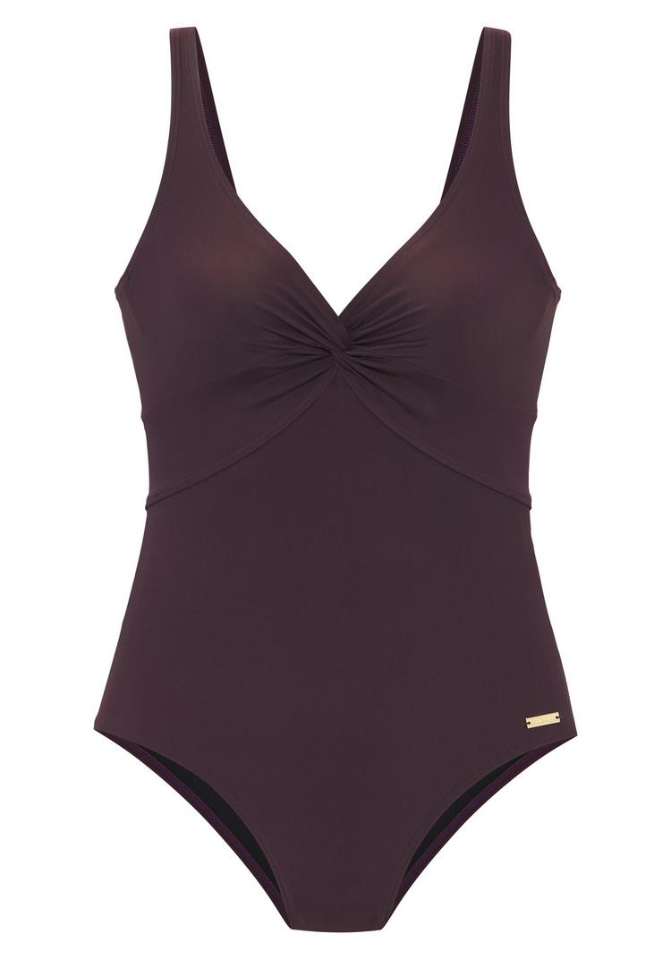 Lascana Lascana Badeanzug Badeanzug Damen - aubergine - 0 | SportScheck