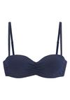 S.OLIVER B&uuml;gel-Bandeau-Bikini-Top Bikini Oberteil Damen - marine