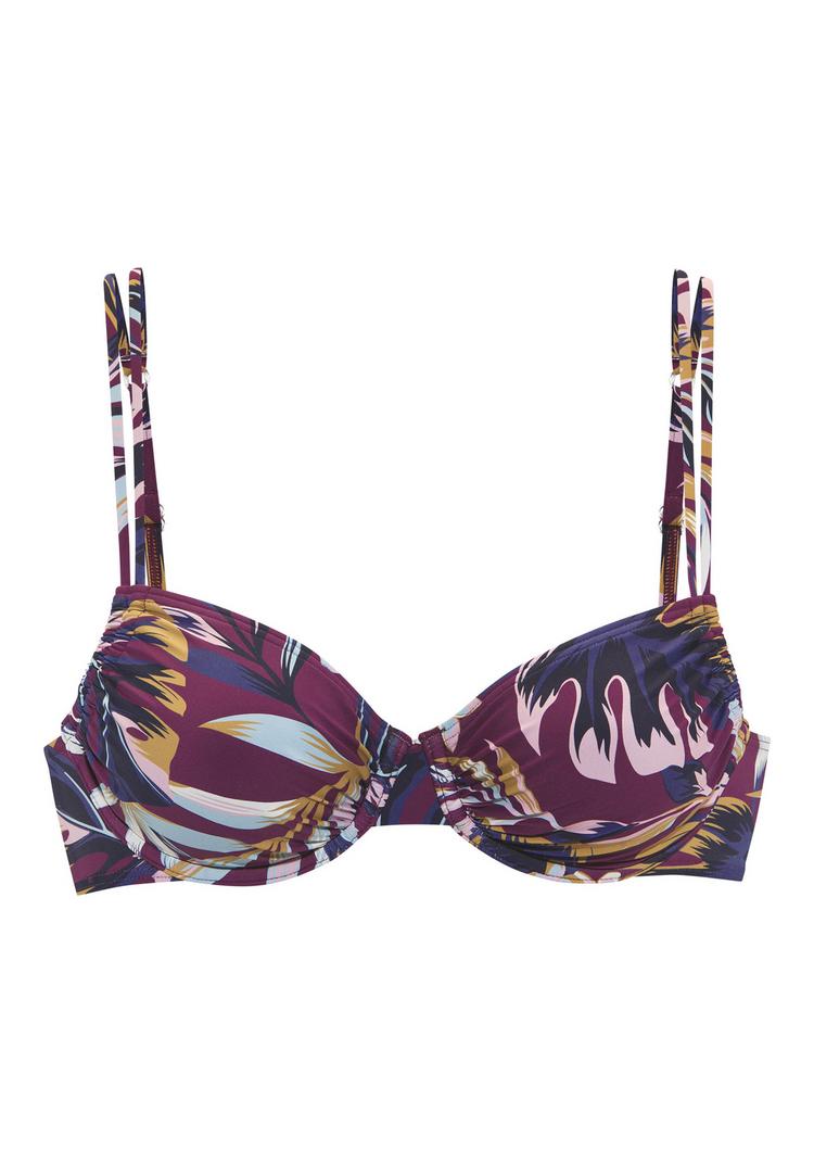 Lascana Lascana B&uuml;gel-Bikini-Top Bikini Oberteil Damen - bordeaux - 0 | SportScheck