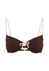 Copenhagen Studios B&uuml;gel-Bikini-Top Bikini Oberteil Damen - chocolate