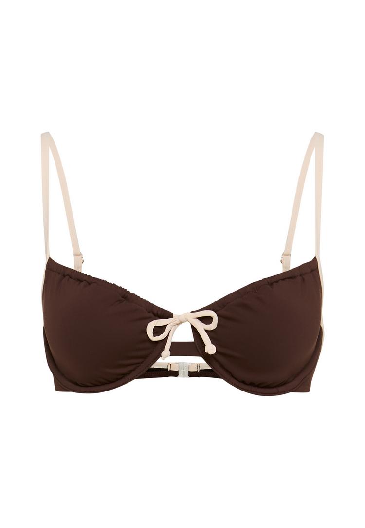 Copenhagen Studios Copenhagen Studios B&uuml;gel-Bikini-Top Bikini Oberteil Damen - chocolate - 0 | SportScheck
