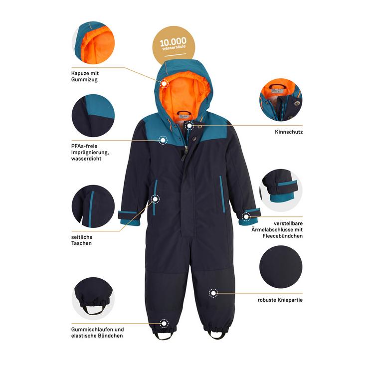 first instinct by killtec first instinct by killtec FIOW 11 MNS ONPC Skihose Kinder - Blau3044 - 8 | SportScheck